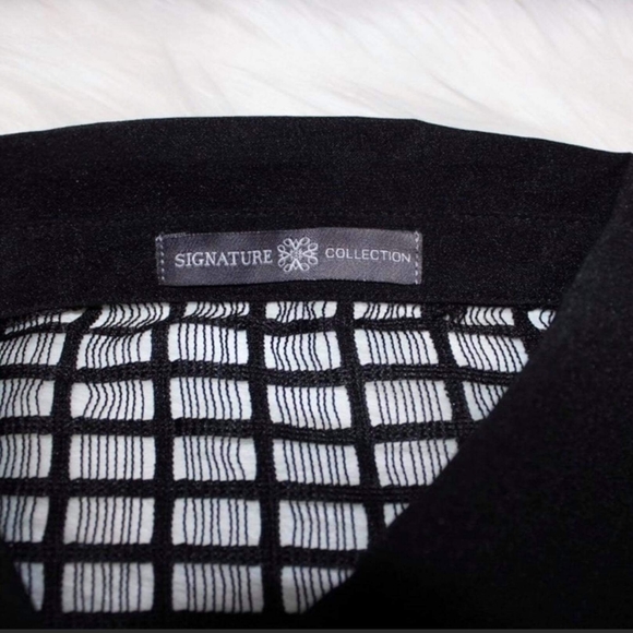 Avon Ciao Bella Black Fit & Flare Dress Medium - Picture 8 of 8